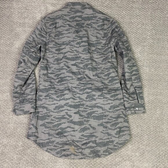 Oakley Tail Wind Jacket Women's Small Gray Camo Camouflage Cotton Canvas Utility - Picture 5 of 15